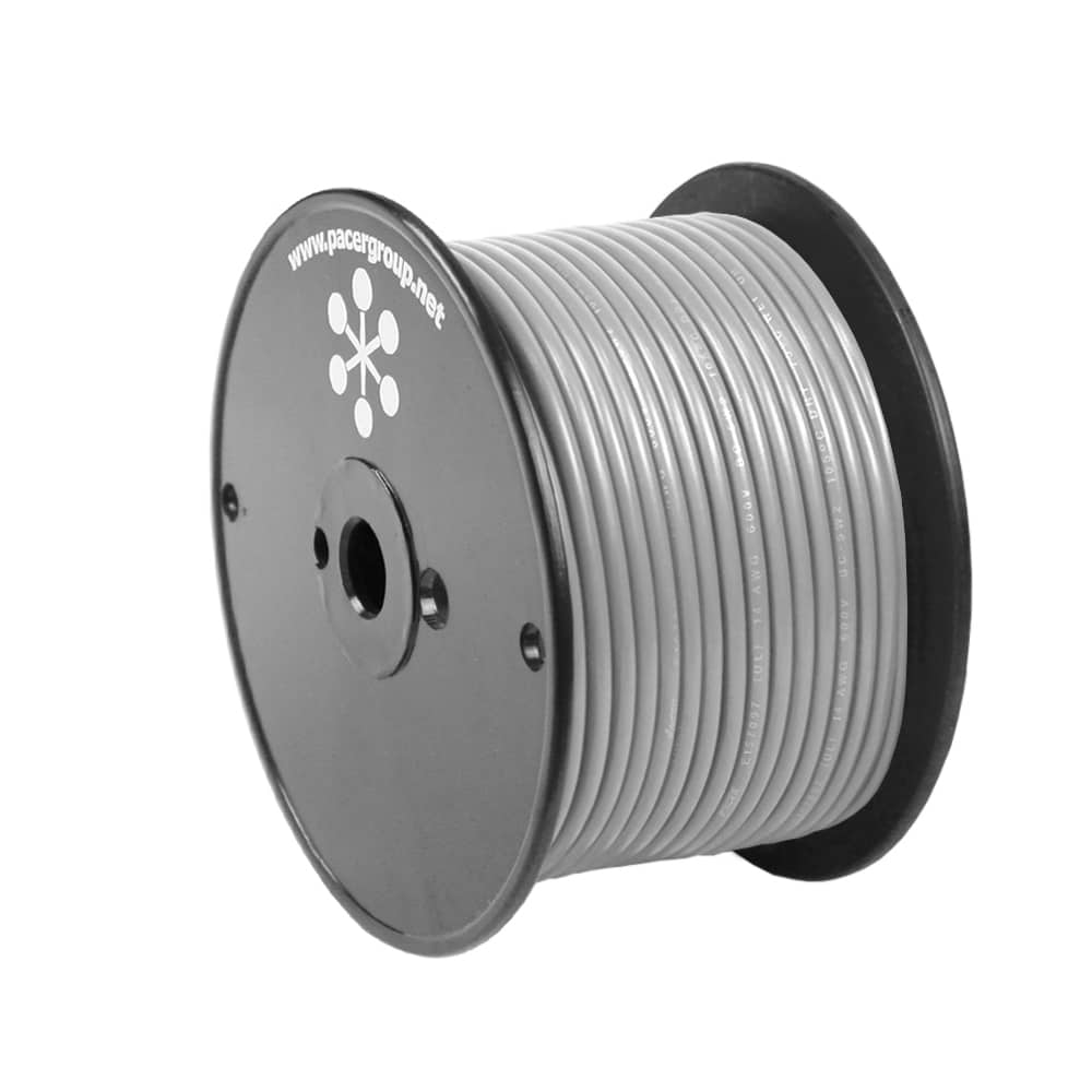 Pacer Grey 10 AWG Primary Wire - 100'