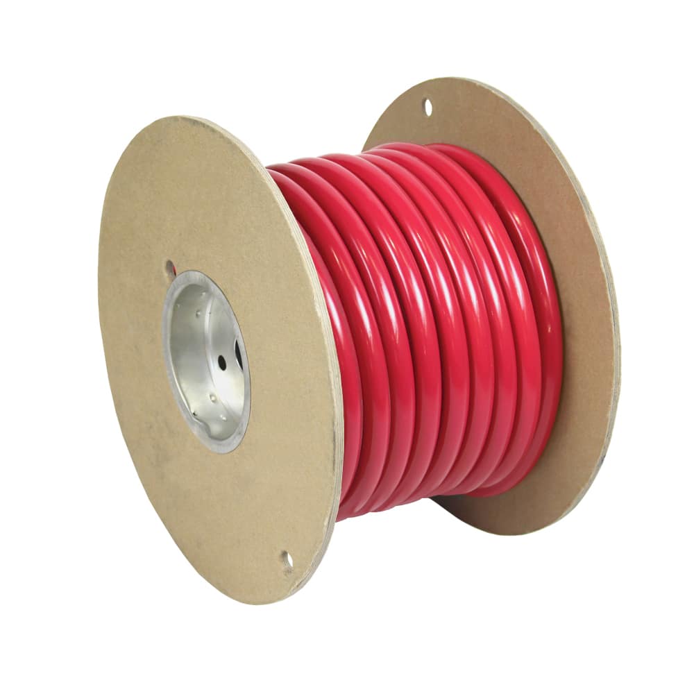 Pacer Red 1 AWG Battery Cable - 50'