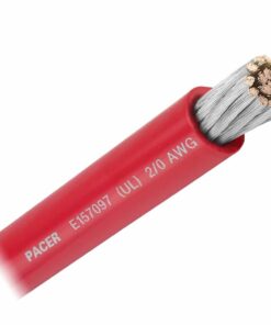 Pacer Red 2/0 AWG Battery Cable - Sold By The Foot