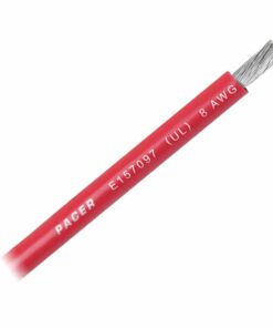 Pacer Red 8 AWG Battery Cable - Sold By The Foot