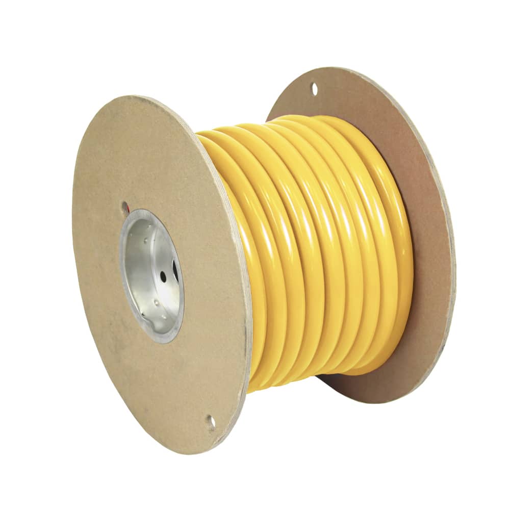 Pacer Yellow 1/0 AWG Battery Cable - 50'