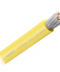 Pacer Yellow 1/0 AWG Battery Cable - Sold By The Foot