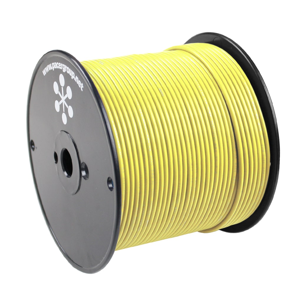 Pacer Yellow 14 AWG Primary Wire - 500'