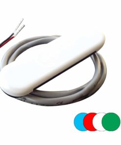 Shadow-Caster Courtesy Light w/2' Lead Wire - White ABS Cover - RGB Multi-Color - 4-Pack