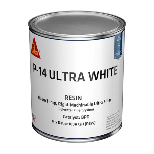 Sika SikaBiresin® AP014 Polyester Fairing Compound White Base Quart Can BPO Hardener Required