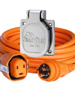 SmartPlug 30 AMP Dual Configuration Cordset & Stainless Steel Inlet Combo - 50'