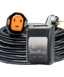 SmartPlug RV Kit 30 AMP Dual Configuration Cordset & Black Inlet Combo - 30'