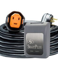 SmartPlug RV Kit 30 AMP Dual Configuration Cordset & Grey Inlet Combo - 30'