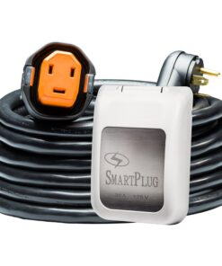 SmartPlug RV Kit 30 AMP Dual Configuration Cordset & White Inlet Combo - 30'