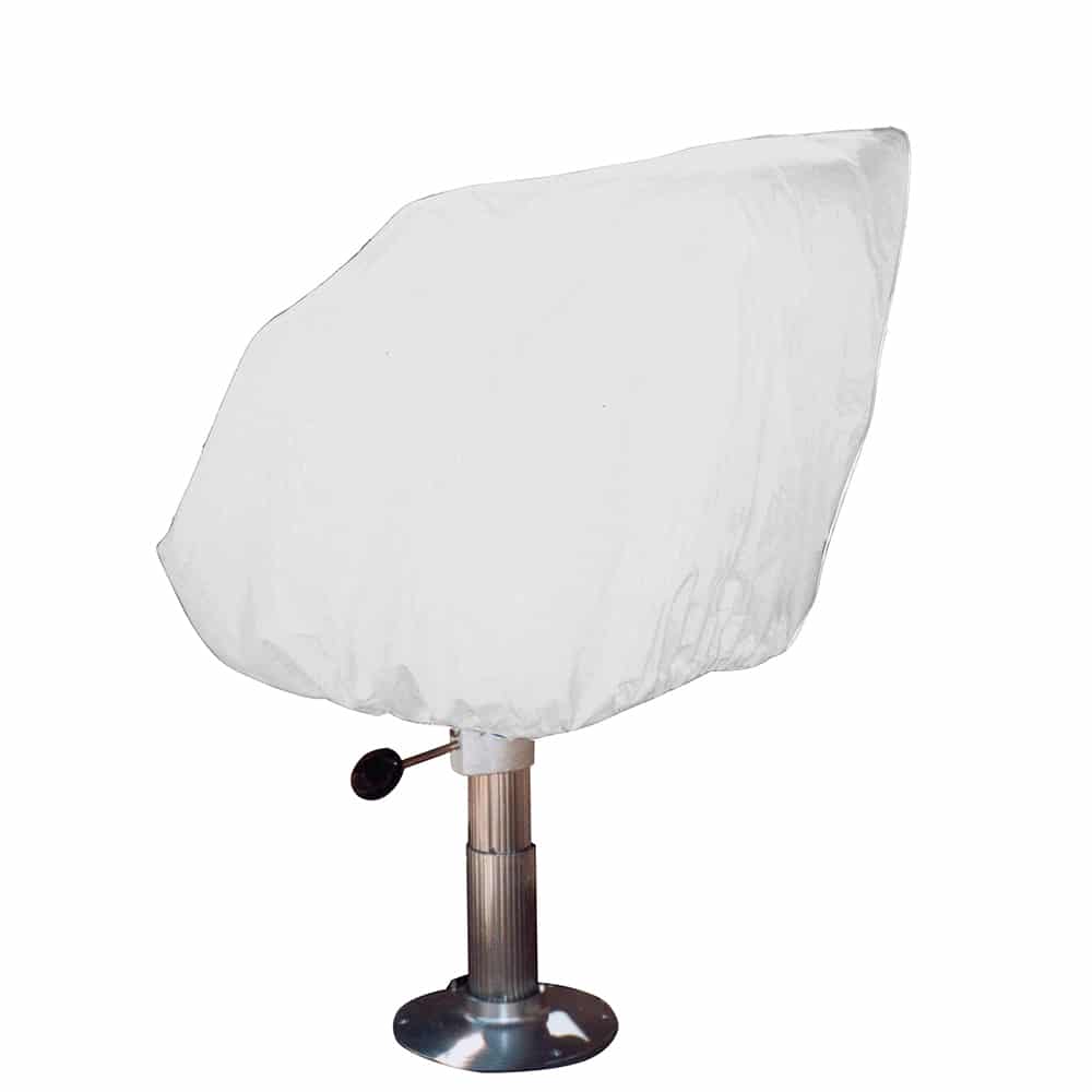 Taylor Made Helm/Bucket/Fixed Back Boat Seat Cover - Vinyl White