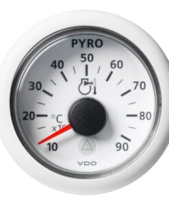 Veratron 52 MM (2-1/16") ViewLine Pyrometer - 100° to 900°C - White Dial & Bezel