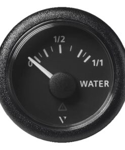 Veratron 52MM (2-1/16") ViewLine Fresh Water Resistive - 3 to180 OHM - Black Dial & Round Bezel