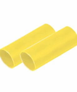 Ancor Battery Cable Adhesive Lined Heavy Wall Battery Cable Tubing (BCT) - 1" x 12" - Yellow - 2 Pieces