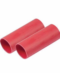 Ancor Battery Cable Adhesive Lined Heavy Wall Battery Cable Tubing (BCT) - 1" x 3" - Red - 2 Pieces