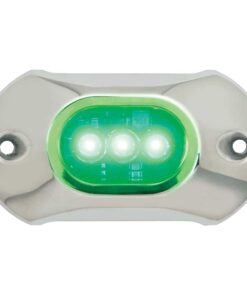 Attwood Light Armor Underwater LED Light - 3 LEDs  - Green