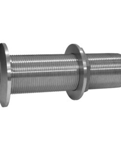 GROCO 1-1/2" Stainless Steel Extra Long Thru-Hull Fitting w/Nut