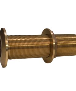 GROCO 1-1/4" Bronze Extra Long Thru-Hull Fitting w/Nut