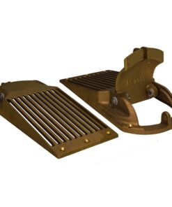 GROCO Bronze Slotted Hull Scoop Strainer w/Access Door f/Up to 1-1/4" Thru Hull