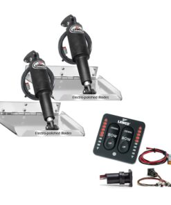 Lenco 12" x 12" Standard Performance Trim Tab Kit w/LED Indicator Switch Kit 12V