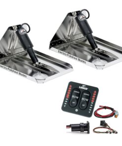 Lenco 17" x 12" Extreme Duty Performance Trim Tab Kit w/LED Indicator Switch Kit 12V