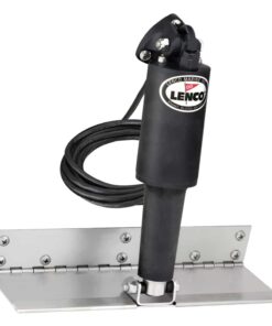 Lenco 4" x 12" Limited Space Trim Tab Kit w/o Switch Kit 12V - Standard Finish - Standard Actuator
