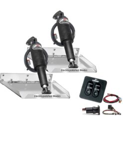 Lenco 9" x 9" Standard Performance Trim Tab Kit w/Standard Tactile Switch Kit 12V