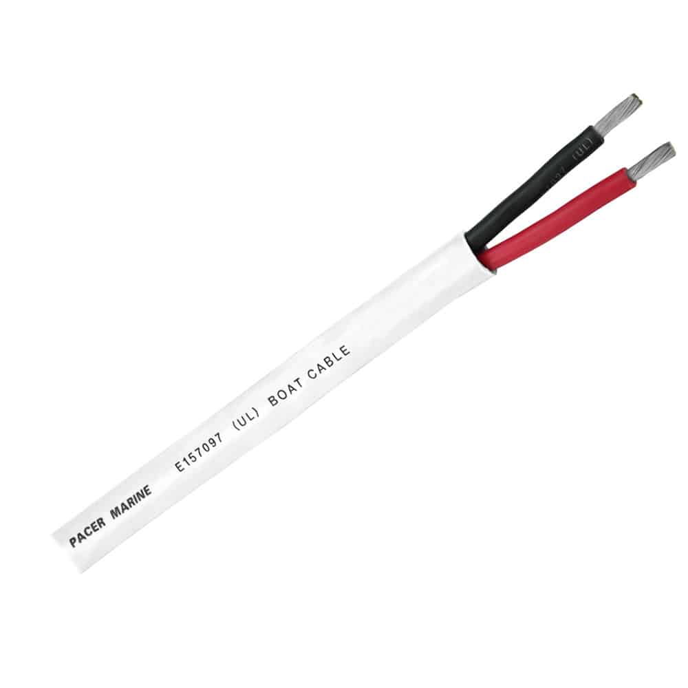 Pacer Duplex 2 Conductor Cable - 100' - 10/2 AWG - Red