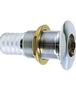 Perko 1-1/8" Thru-Hull Fitting f/ Hose Chrome Plated Bronze Made in the USA