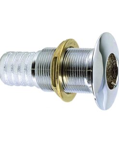 Perko 3/4" Thru-Hull Fitting f/ Hose Chrome Plated Bronze MADE IN THE USA