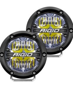 RIGID Industries 360-Series 4" LED Off-Road Fog Light Drive Beam w/White Backlight - Black Housing