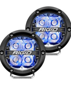 RIGID Industries 360-Series 4" LED Off-Road Spot Beam w/Blue Backlight - Black Housing