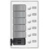 Blue Sea 8421 - 5 Position Contura Switch Panel w/Dual USB Chargers - 12/24V DC - White