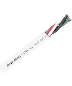 Pacer Round 4 Conductor Cable - 250' - 10/4 AWG - Black