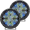 RIGID Industries 360-Series 6" LED Off-Road Fog Light Drive Beam w/Blue Backlight - Black Housing