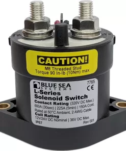 Blue Sea 7765 L-Series Solenoid Switch - 150A - 12/24V DC