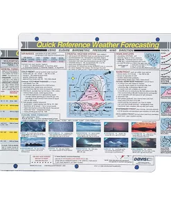 Davis Quick Reference Weather Forecasting Card