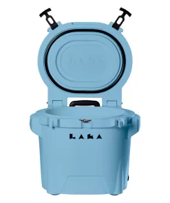 LAKA Coolers 30 Qt Cooler w/Telescoping Handle & Wheels - Blue