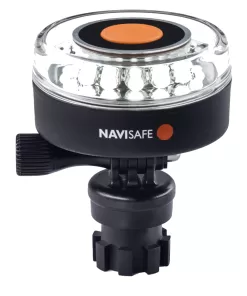 Navisafe Navilight All-White 5 Mode 360° 2NM w/Navimount Base