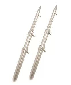 Rupp Top Gun Telescoping Outrigger Poles - Aluminum/Silver - 15'