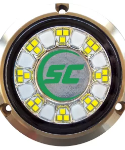 Shadow-Caster SCR-24 Bronze Underwater Light - 24 LEDs - Aqua Green