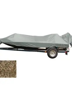 Carver Performance Poly-Guard Styled-to-Fit Boat Cover f/18.5' Jon Style Bass Boats - Shadow Grass