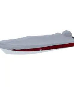 Carver Poly-Flex II Styled-to-Fit Boat Cover f/15.5' V-Hull Side Console Fishing Boats - Grey
