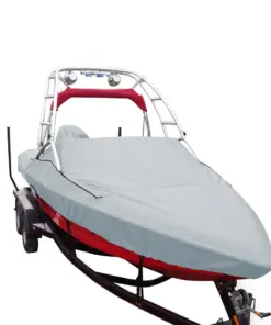 Carver Sun-DURA® Specialty Boat Cover f/20.5' V-Hull Runabouts w/Tower - Grey