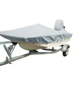 Carver Sun-DURA® Styled-to-Fit Boat Cover f/13.5' Whaler Style Boats with Side Rails Only - Grey