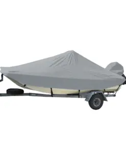 Carver Sun-DURA® Styled-to-Fit Boat Cover f/23.5' Bay Style Center Console Fishing Boats - Grey