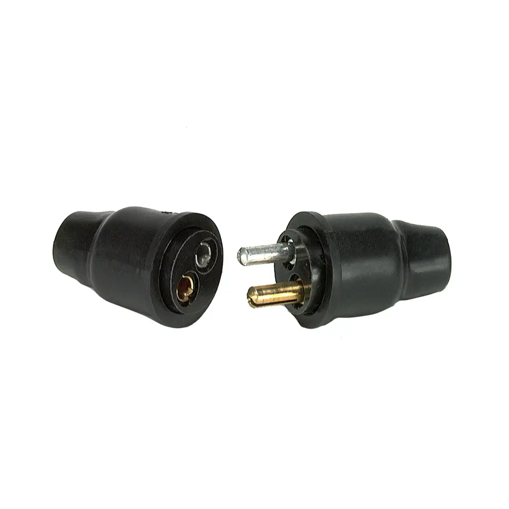 Cole Hersee 2 Pole Plug & Socket Connector w/Rubber Cap