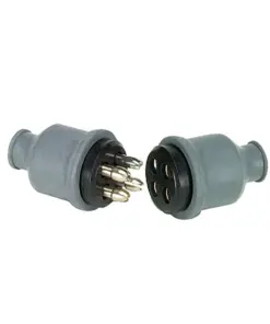 Cole Hersee 4 Pole Plug & Socket Connector w/Rubber Cap