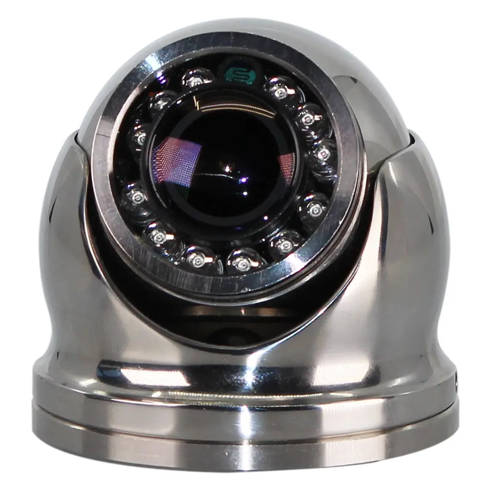 Iris High Definition 3MP IP Mini Dome Camera - 2MP Resolution - 316 SS & 160-Degree HFOV - 1.8mm Lens