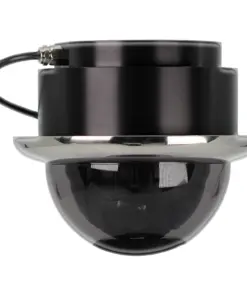 Iris Miniature Marine PTZ Dome Camera - Stainless Bezel - Hi-Resolution Analogue Sensor - 1000TVL - 4 in 1 Video Format