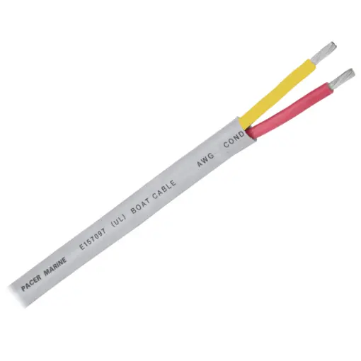 Pacer 14/2 AWG Round Safety Duplex Cable - Red/Yellow - 250'